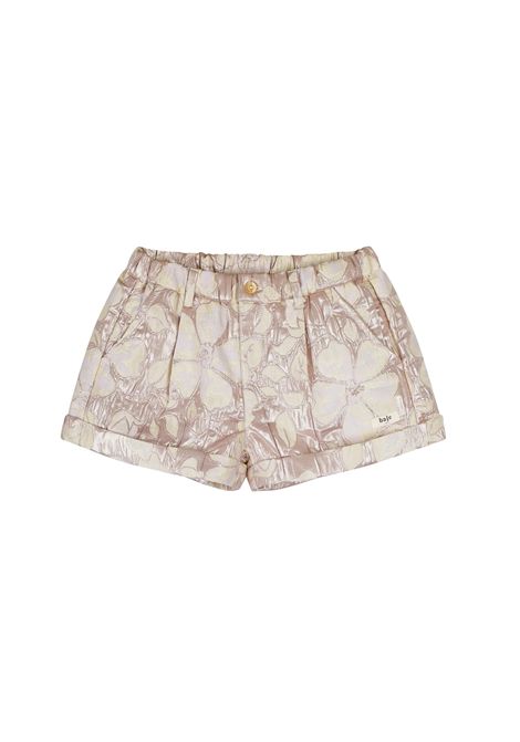 Shorts a fiori BAJE STUDIO KIDS | BA0SS26010CREME FAWN